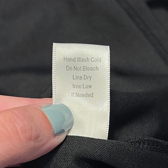 Blu Pepper Black Lace Fringe Tank Top Small - Picture 6 of 6